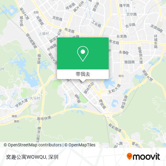 窝趣公寓WOWQU地图