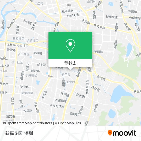 新福花园地图