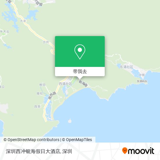 深圳西冲银海假日大酒店地图