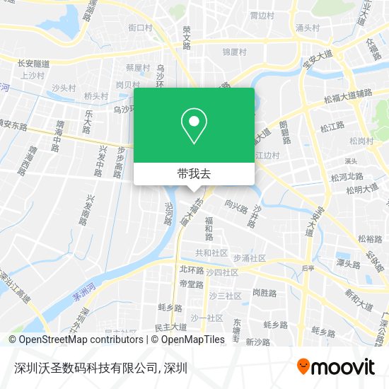 深圳沃圣数码科技有限公司地图
