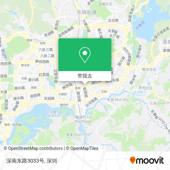 深南东路3033号地图