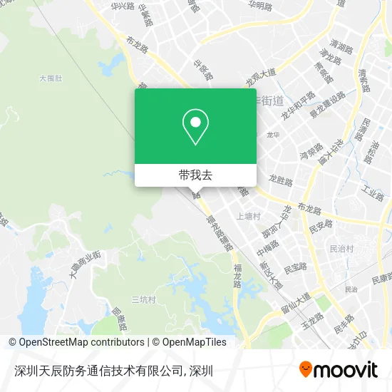 深圳天辰防务通信技术有限公司地图