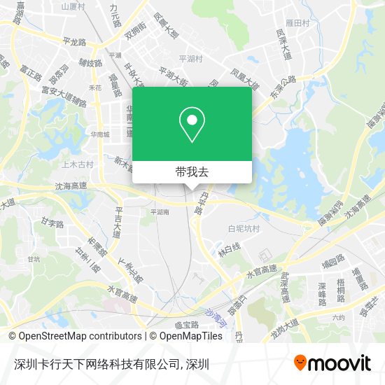 深圳卡行天下网络科技有限公司地图