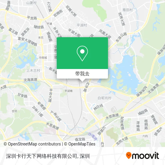 深圳卡行天下网络科技有限公司地图