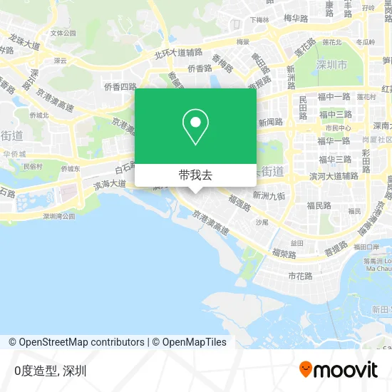 0度造型地图