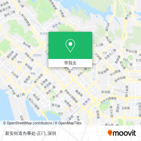 新安街道办事处-正门地图