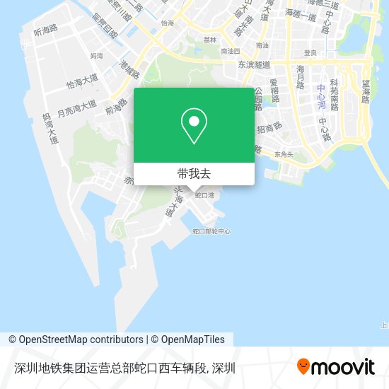 深圳地铁集团运营总部蛇口西车辆段地图