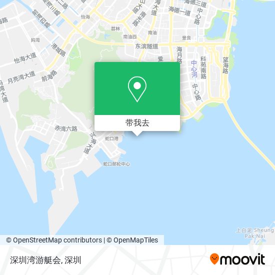深圳湾游艇会地图