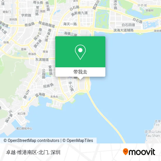 卓越·维港南区-北门地图