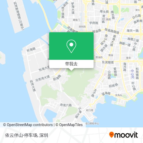 依云伴山-停车场地图