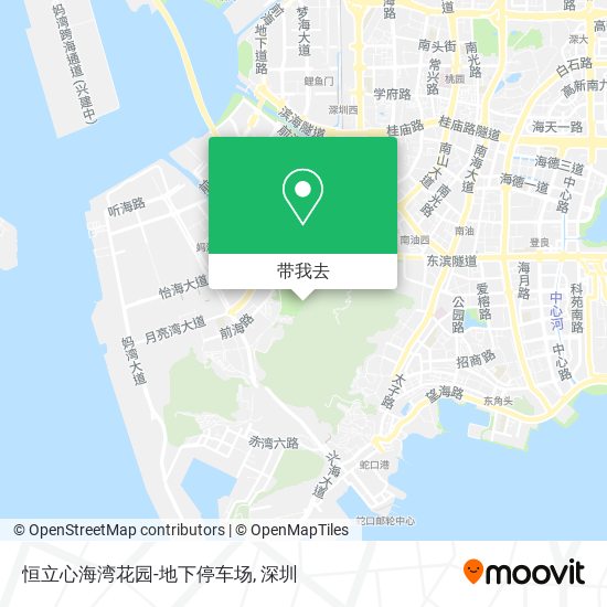 恒立心海湾花园-地下停车场地图
