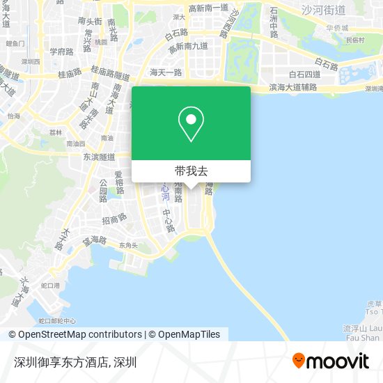 深圳御享东方酒店地图
