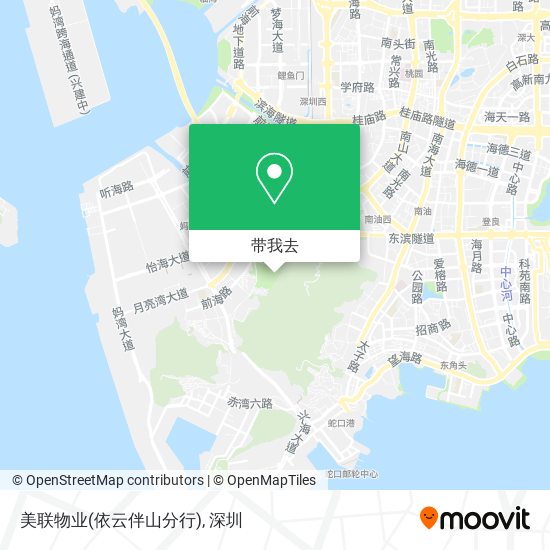 美联物业(依云伴山分行)地图