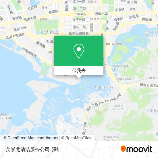 美景龙清洁服务公司地图