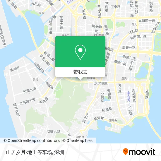 山居岁月-地上停车场地图