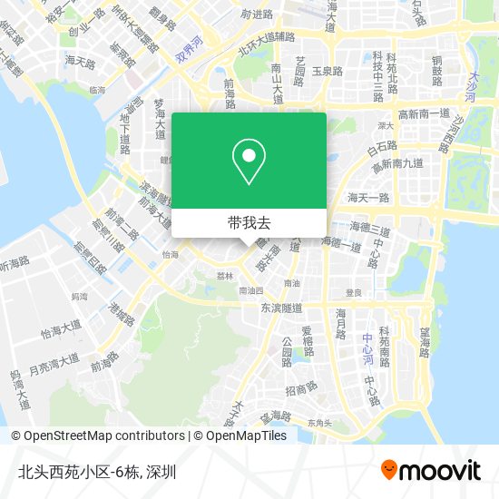 北头西苑小区-6栋地图