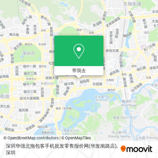 深圳华强北拖包客手机批发零售报价网(华发南路店)地图