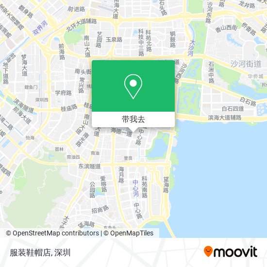 服装鞋帽店地图