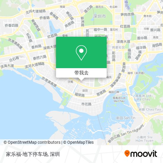 家乐福-地下停车场地图