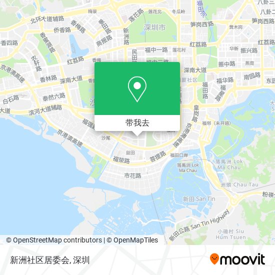 新洲社区居委会地图