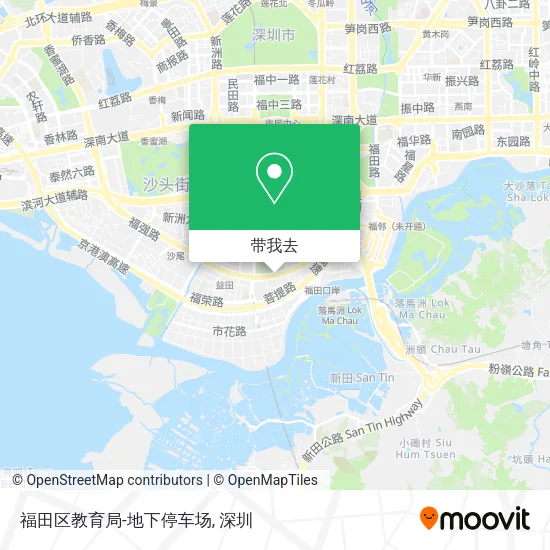福田区教育局-地下停车场地图