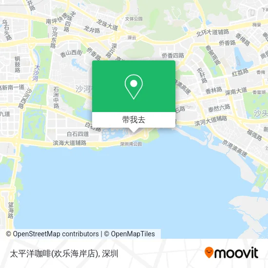 太平洋咖啡(欢乐海岸店)地图