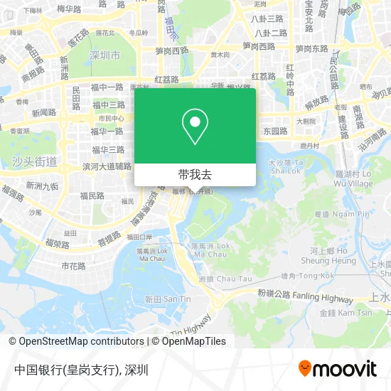 中国银行(皇岗支行)地图