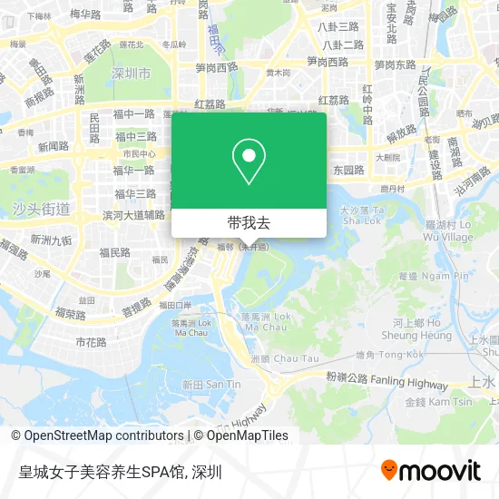 皇城女子美容养生SPA馆地图
