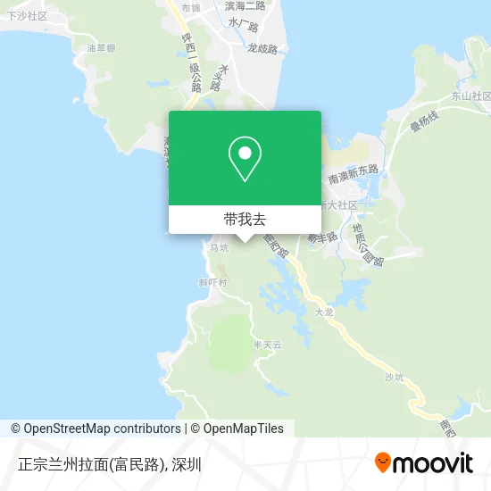 正宗兰州拉面(富民路)地图