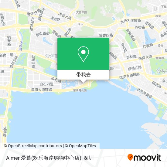 Aimer 爱慕(欢乐海岸购物中心店)地图
