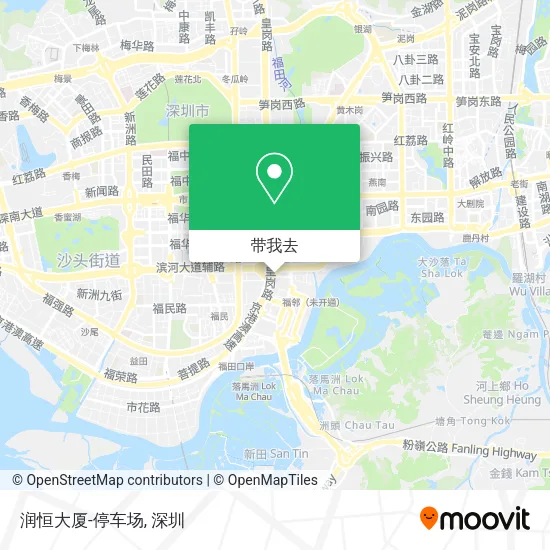 润恒大厦-停车场地图