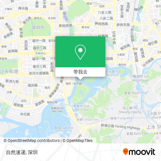 自然速递地图