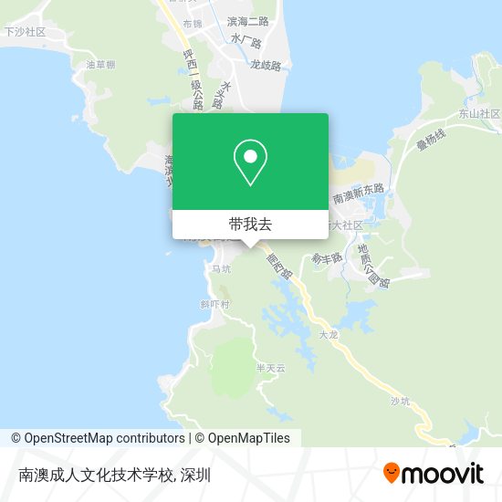 南澳成人文化技术学校地图