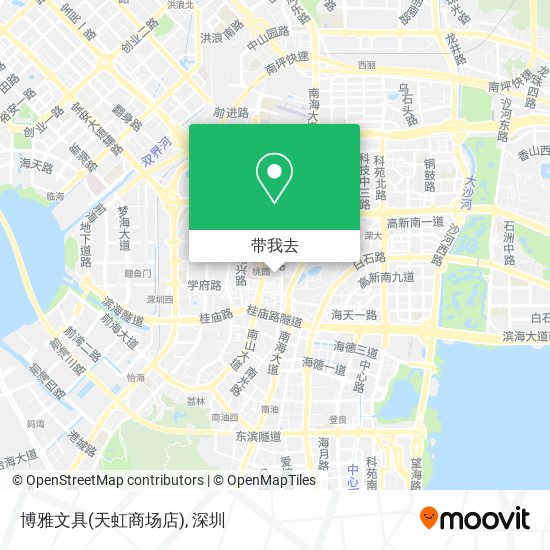 博雅文具(天虹商场店)地图