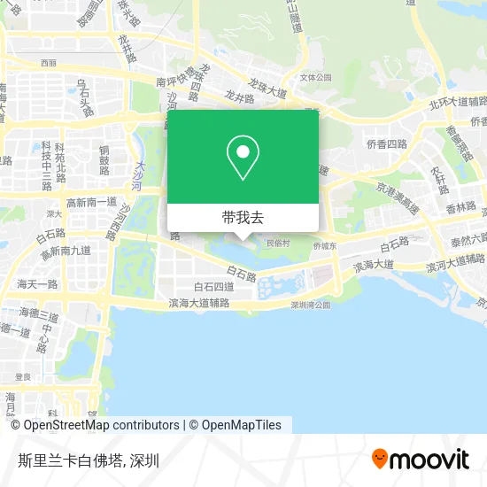 斯里兰卡白佛塔地图