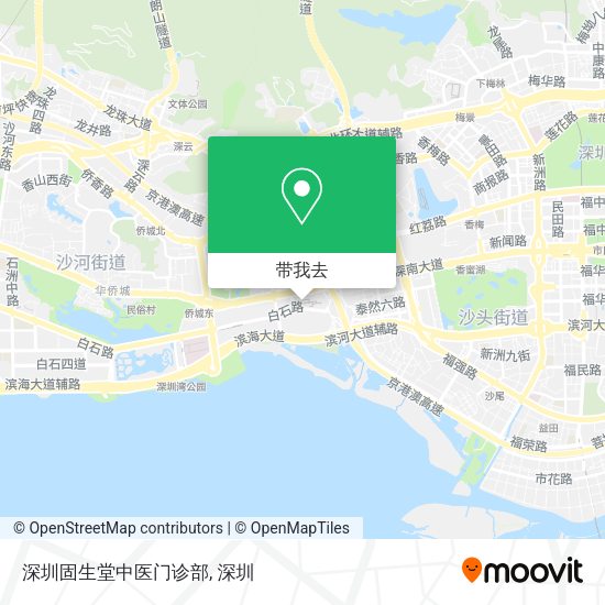 深圳固生堂中医门诊部地图