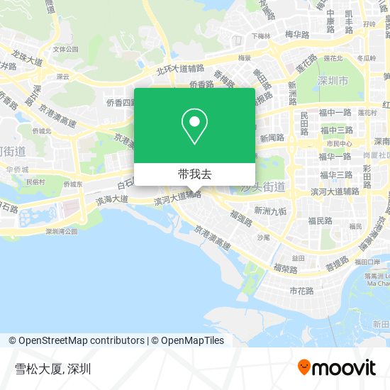 雪松大厦地图
