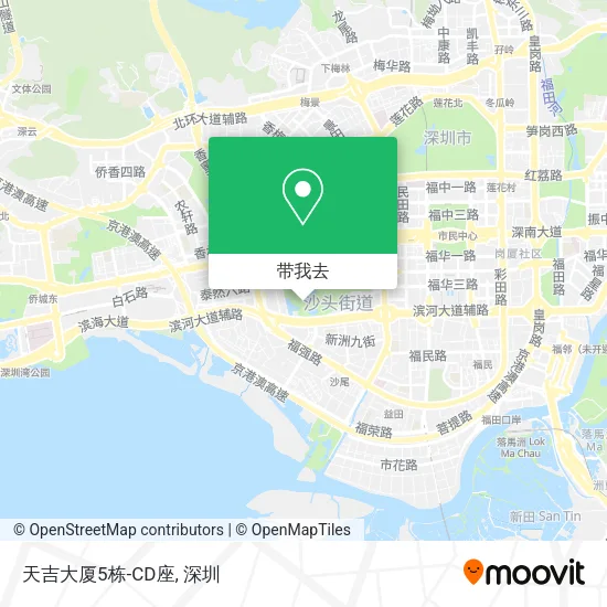 天吉大厦5栋-CD座地图