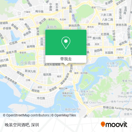 晚装空间酒吧地图