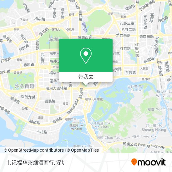韦记福华茶烟酒商行地图