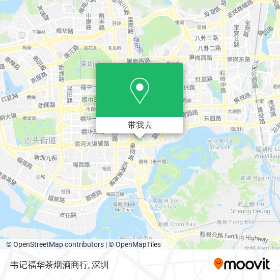 韦记福华茶烟酒商行地图