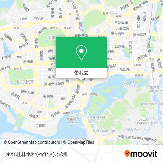 永红桂林米粉(福华店)地图