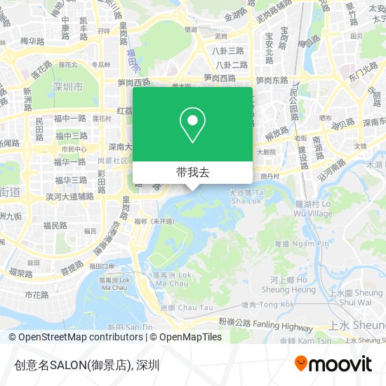 创意名SALON(御景店)地图
