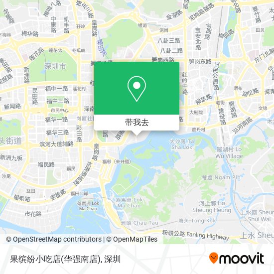 果缤纷小吃店(华强南店)地图