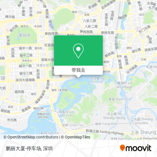 鹏丽大厦-停车场地图