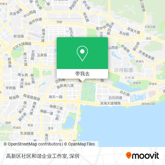 高新区社区和谐企业工作室地图