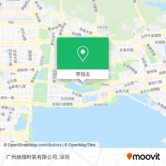广州姚领时装有限公司地图