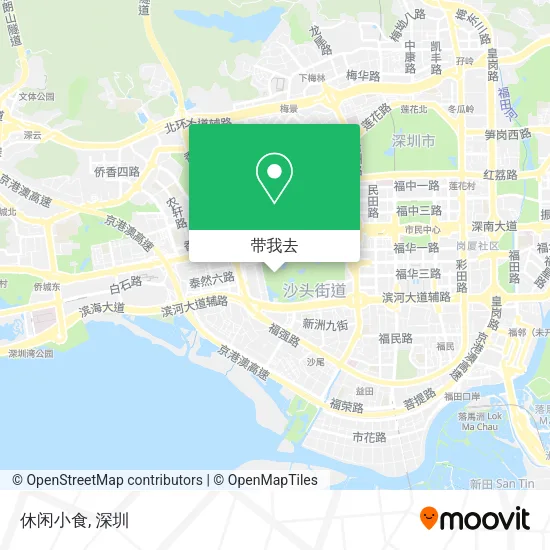 休闲小食地图
