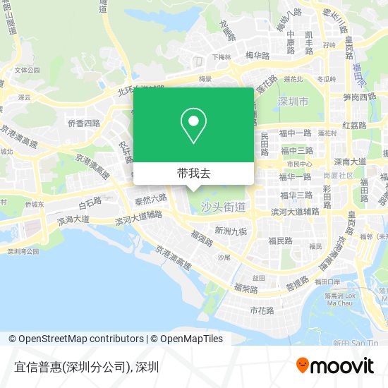 宜信普惠(深圳分公司)地图