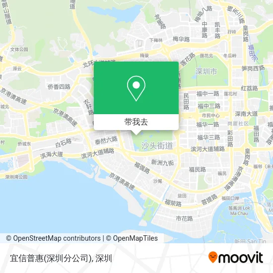 宜信普惠(深圳分公司)地图